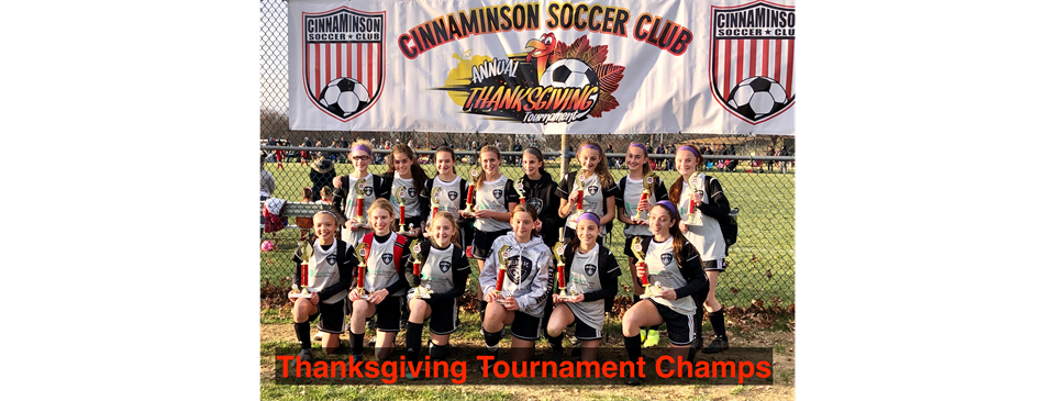 Cinnaminson Thanksgiving Tournament CHAMPS